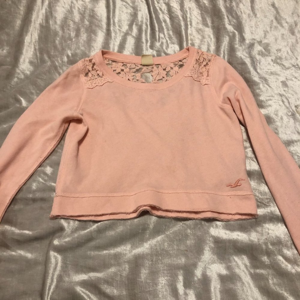 Pink Hollister Sweater